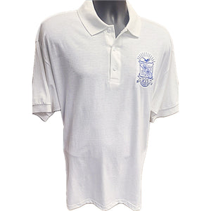 Cotton Shield Polo (White)