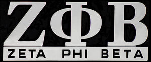 Chrome Greek Letters Car Badge