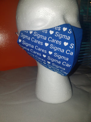 Sigma Cares Blue Mask