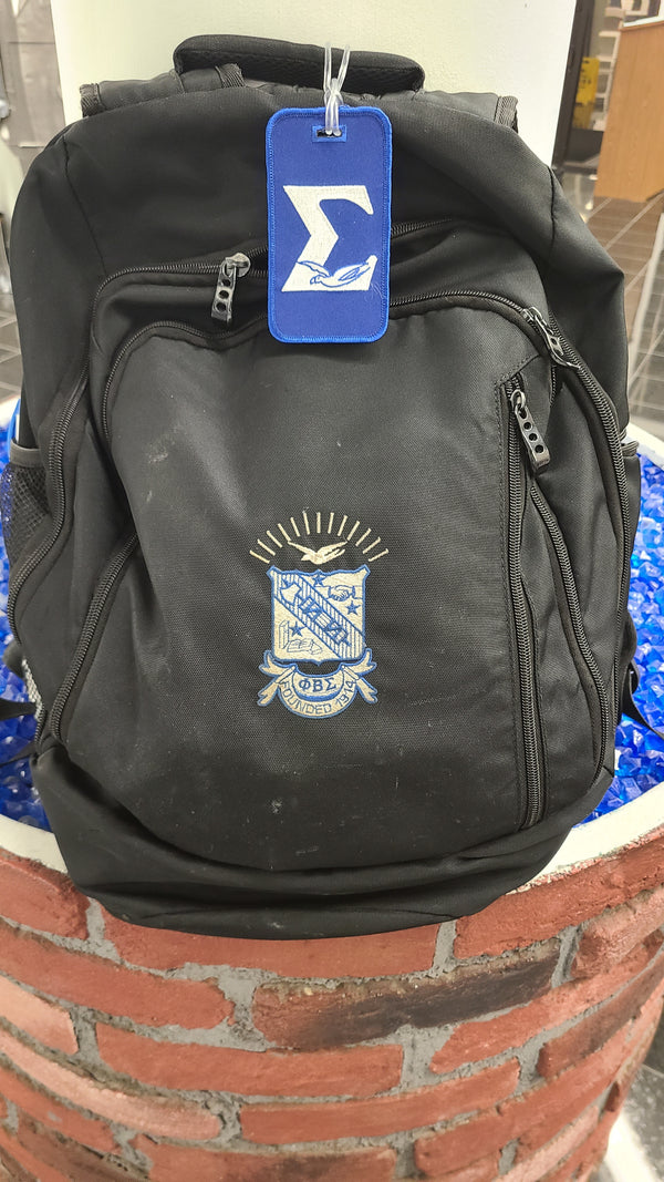Greek Letter Luggage Tag