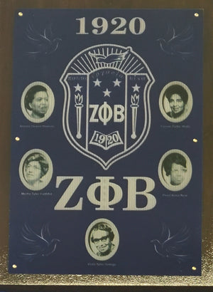 Zeta Founders Plaque