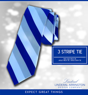 LD B/W Stripe Tie