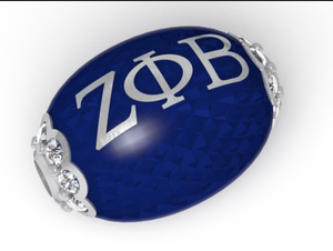 ZPB Zeta Blue Bead CZ's on End