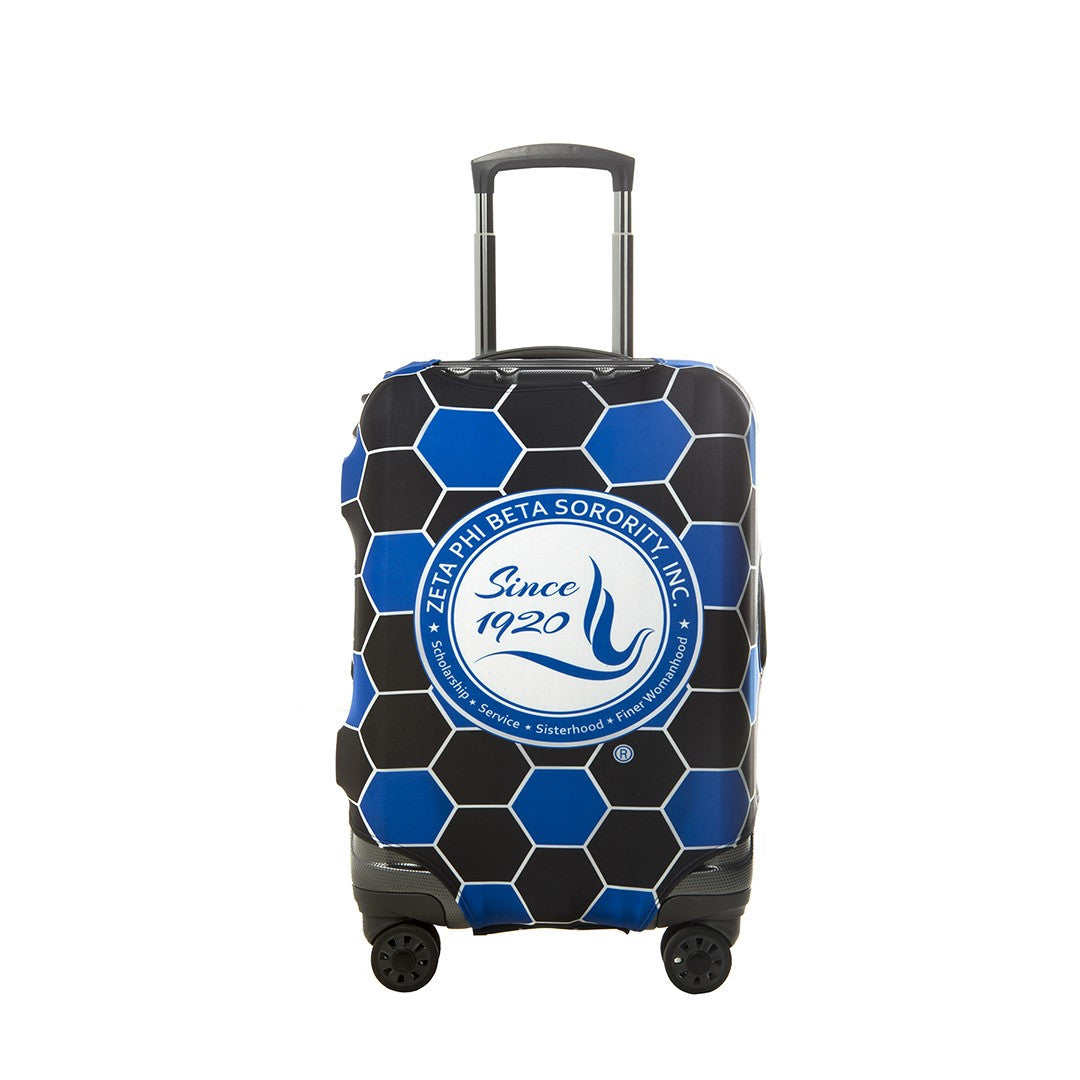 Zeta Luggage Cover - Blu Culture Collections